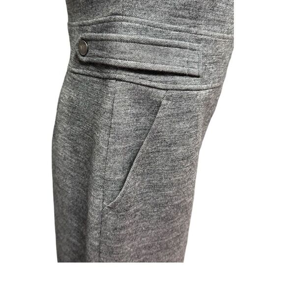 Max Mara Ginnata Wool Midi Dress Size 8 Front Zip Sheath Dark Gray NWT - Picture 7 of 16